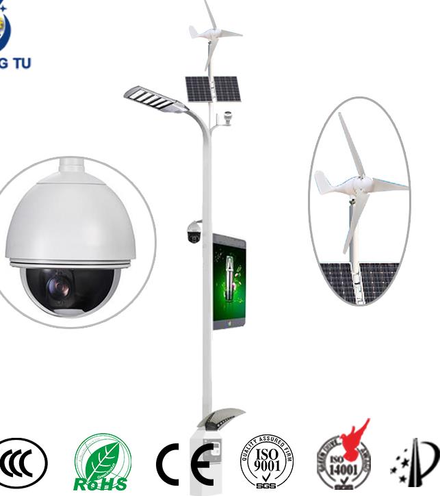 Bộ đồ ánh sáng đường phố thông minh với Wireless, Camera, LED